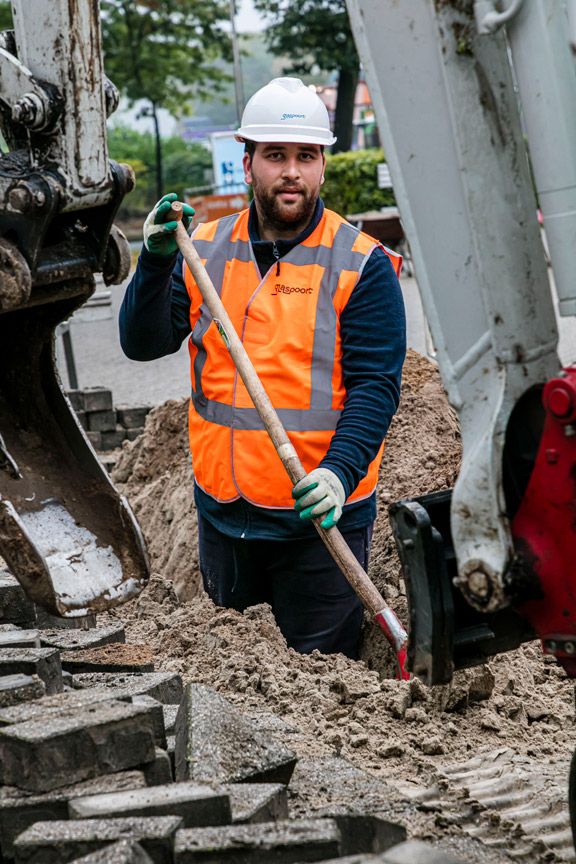 Werkman in geul